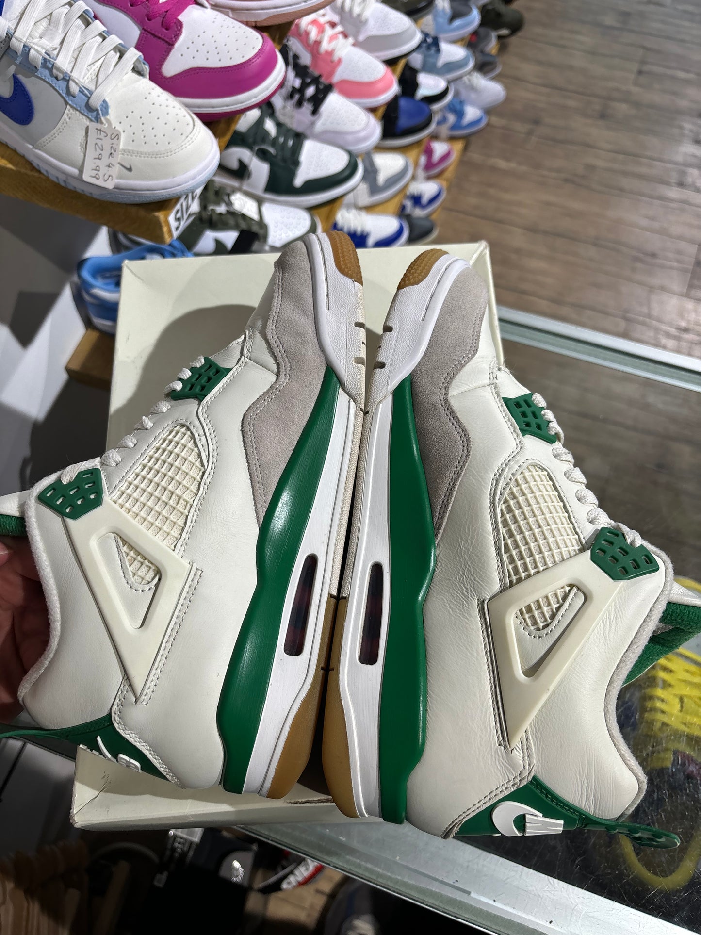 Air Jordan 4 Pine Green SB UK 8