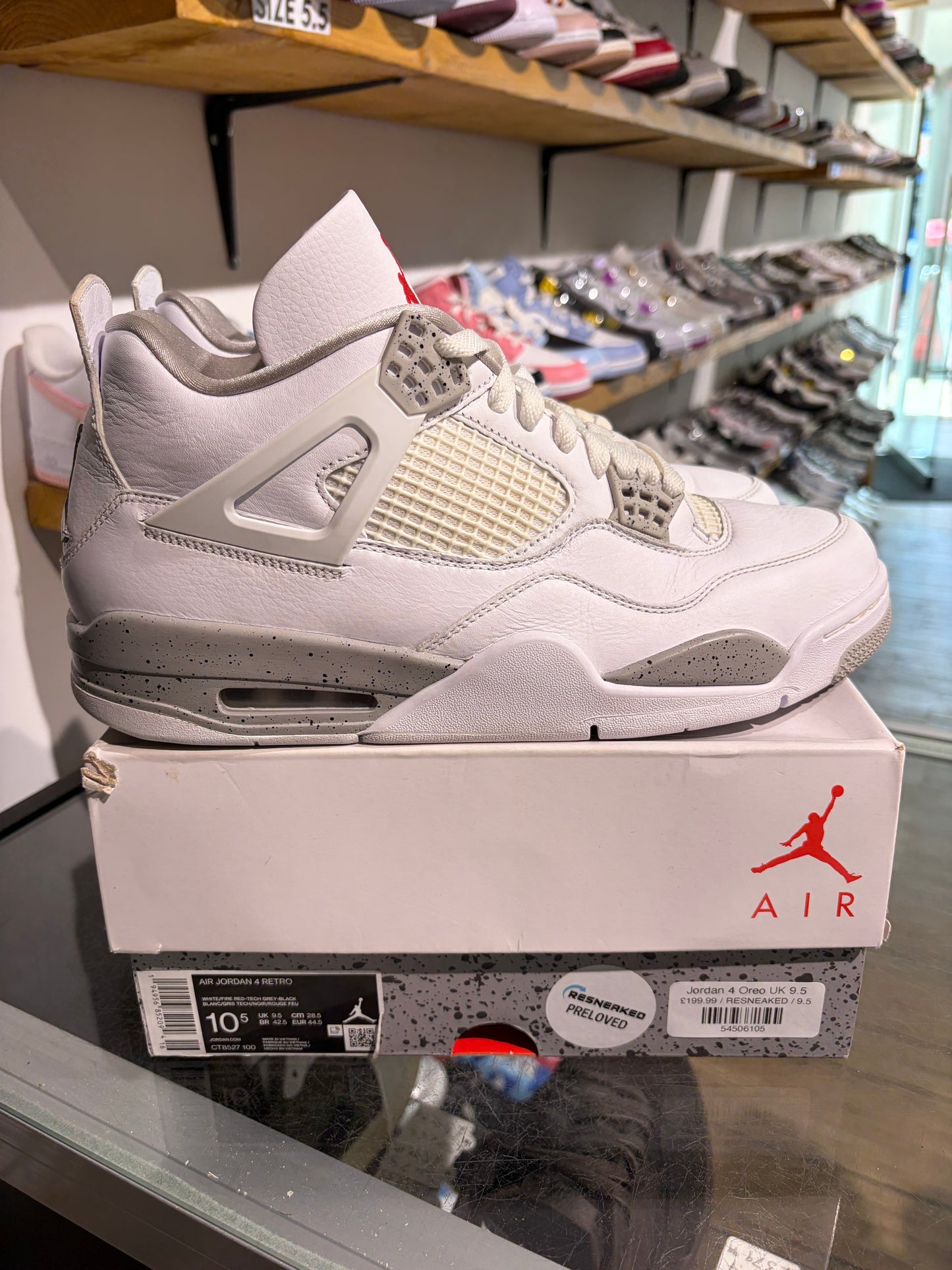 Jordan 4 Oreo UK 9.5