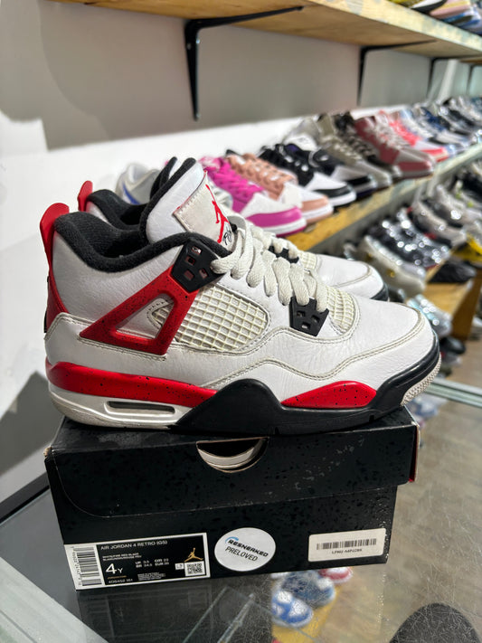 Jordan 4 Red Cement UK 3.5 (GS)