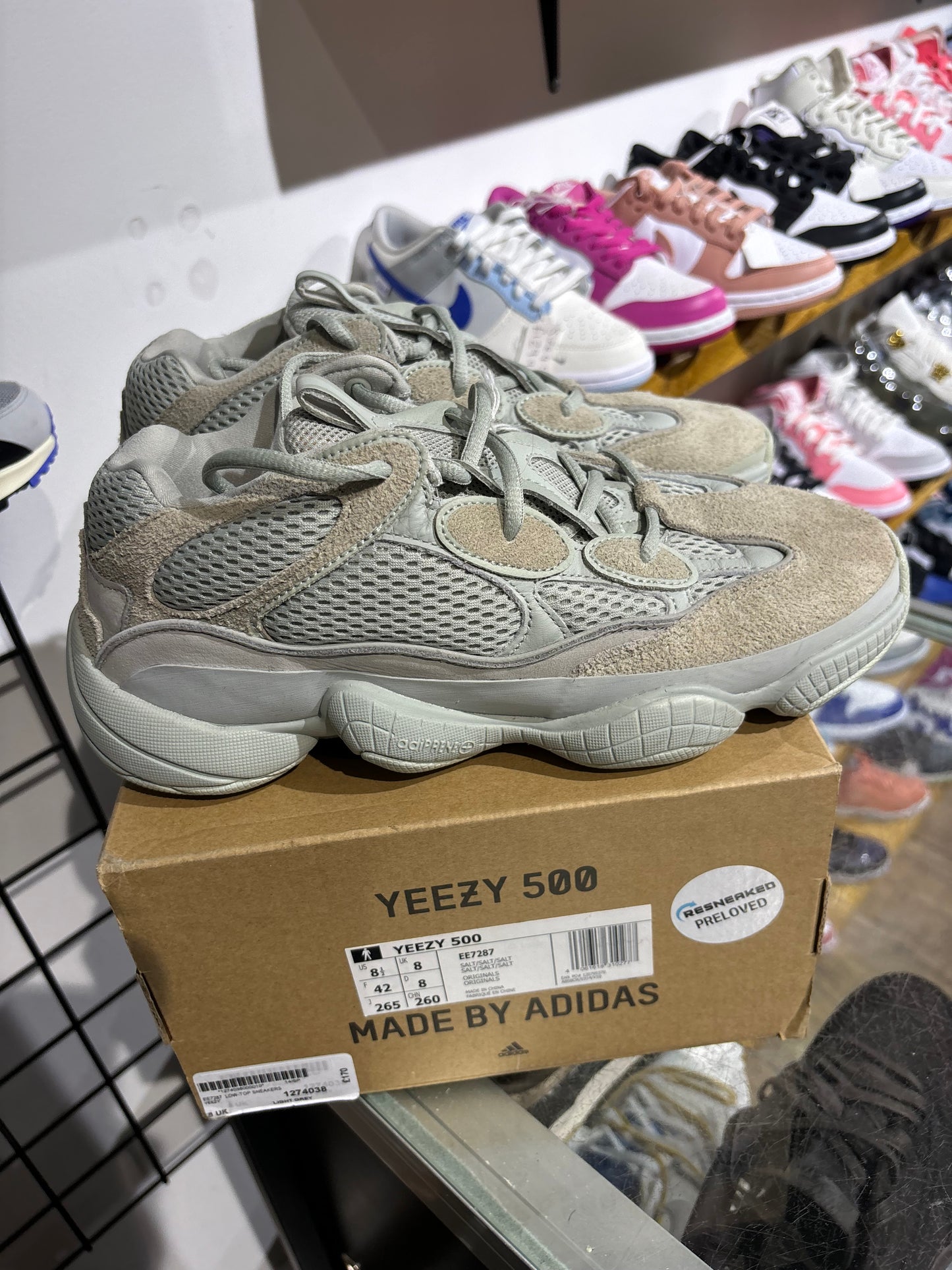 Yeezy 500 Salt UK 8