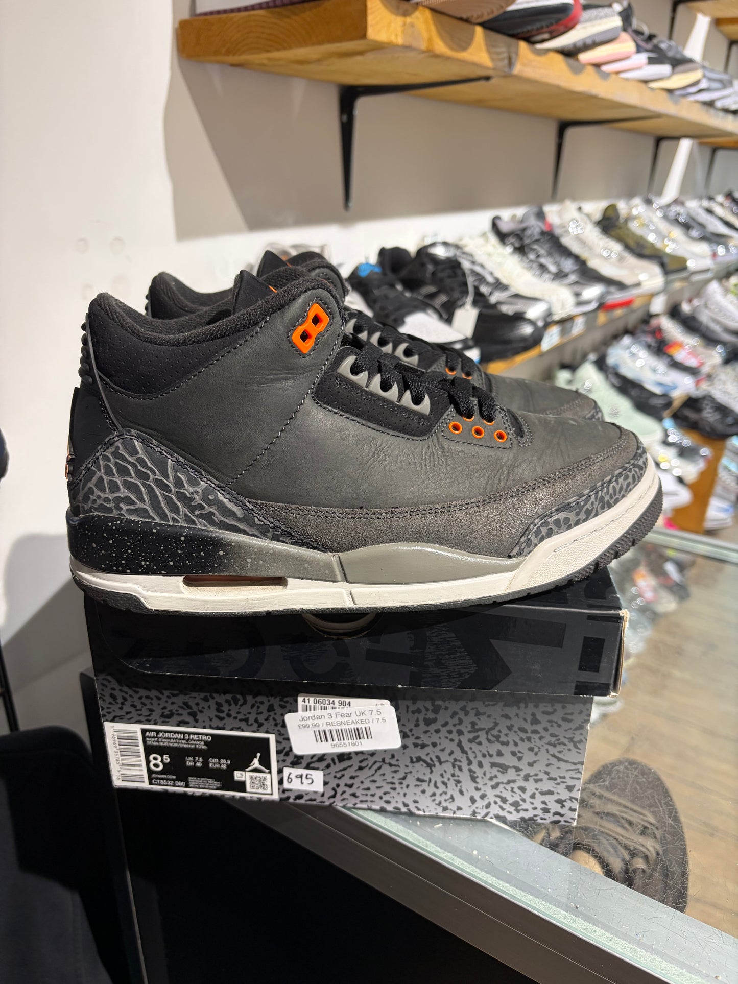 Jordan 3 Fear UK 7.5