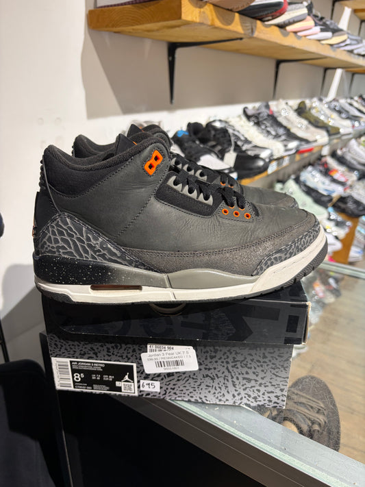 Jordan 3 Fear UK 7.5