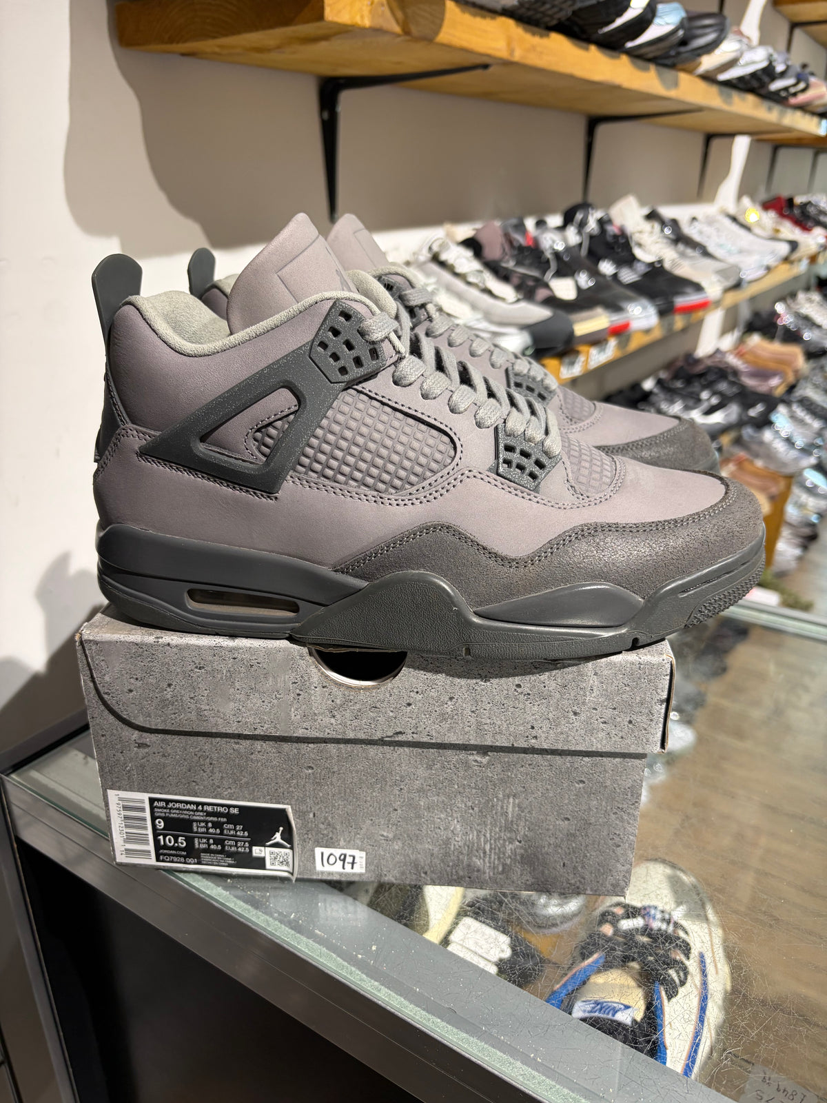 Jordan 4 Wet Cement UK 8 #370