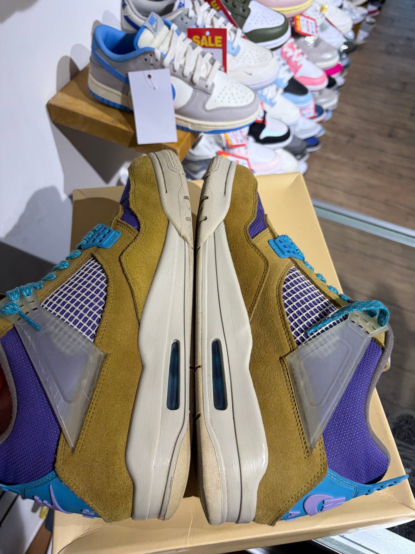 Union x Air Jordan 4 30th Anniversary Desert Moss UK 11