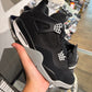 Jordan 4 Black Canvas UK 7.5 #29