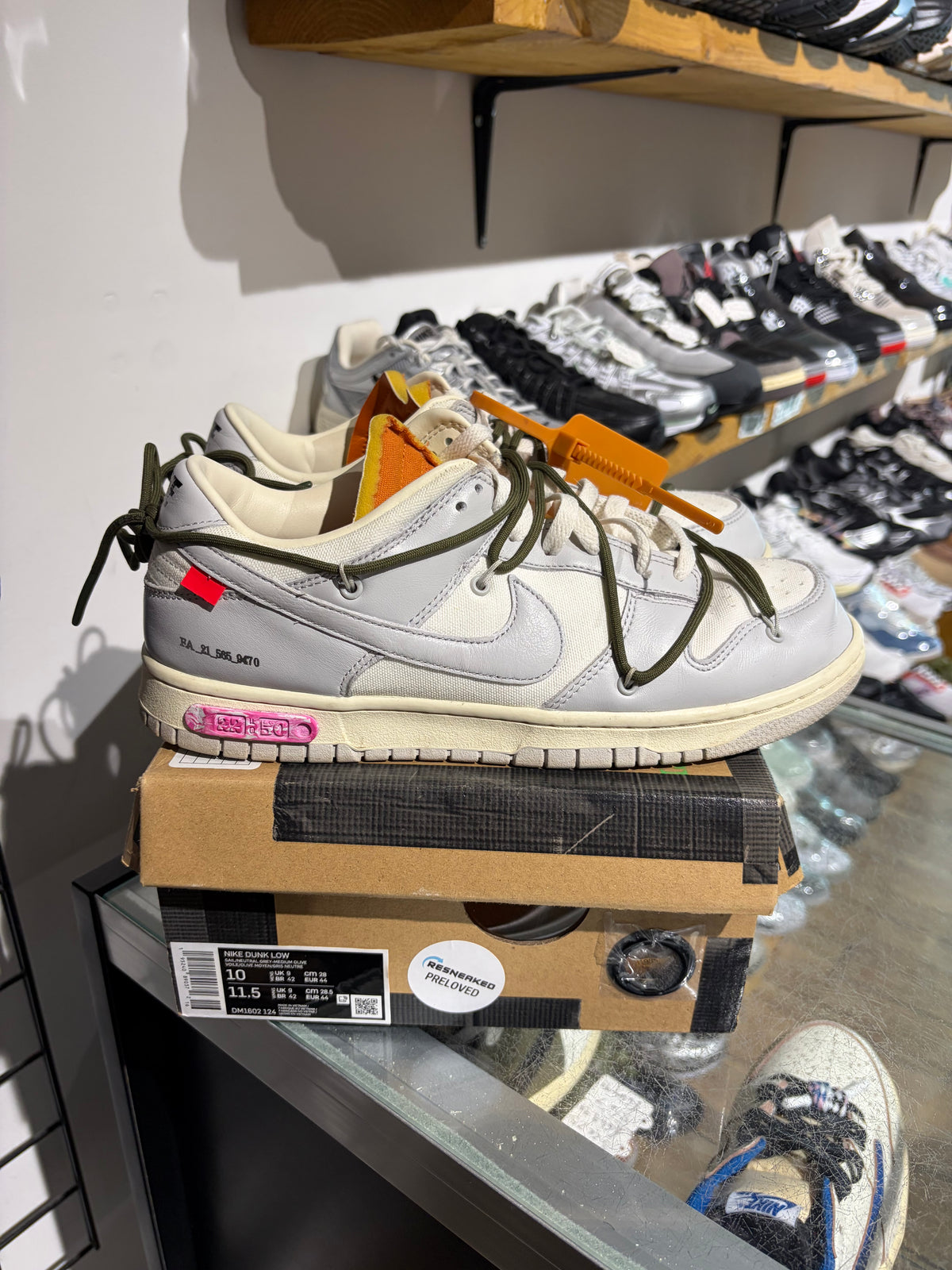 Nike OW Lot Dunk Lot 22 UK 9 #348