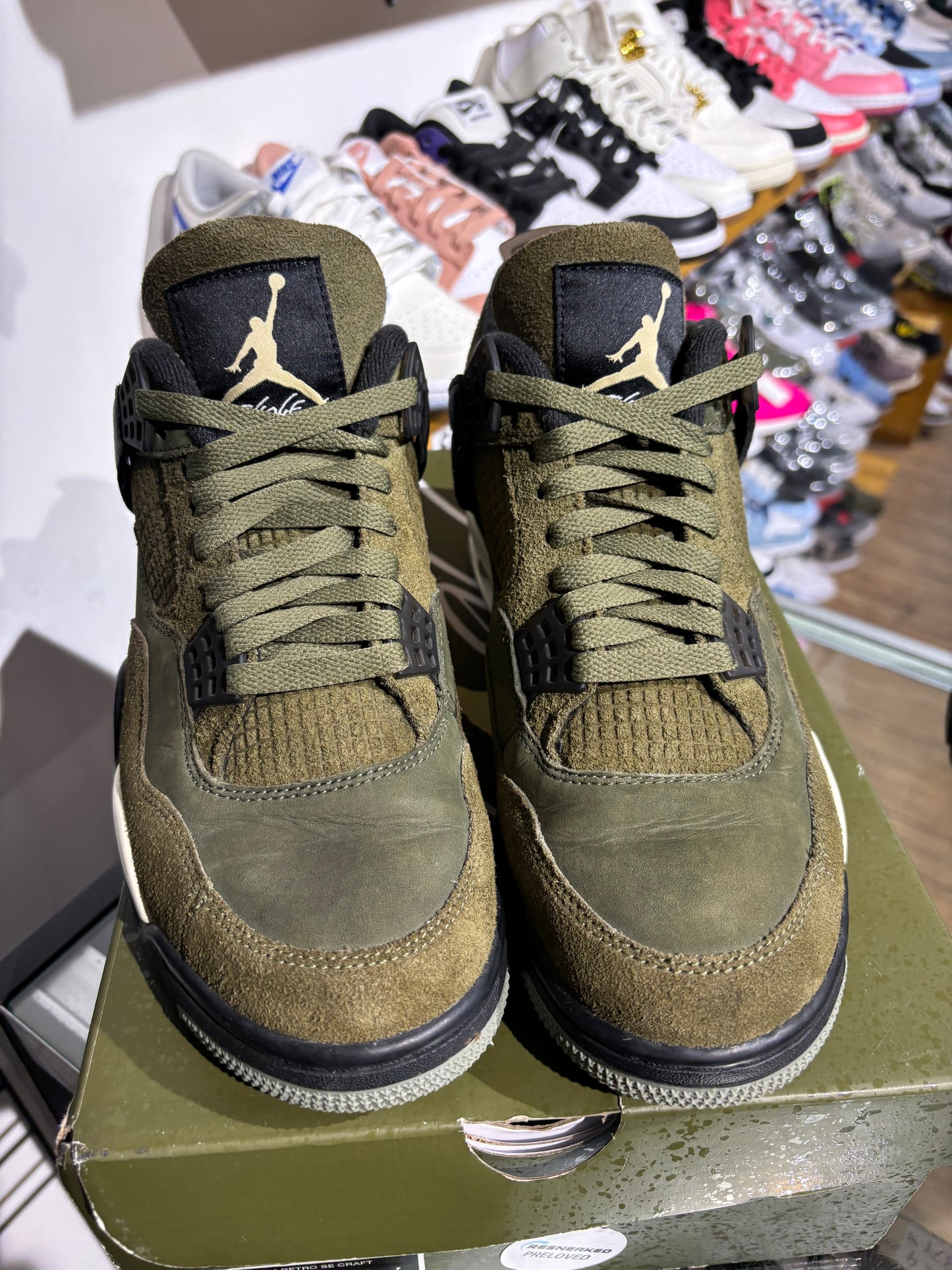 Air Jordan 4 Olive Craft UK 7.5