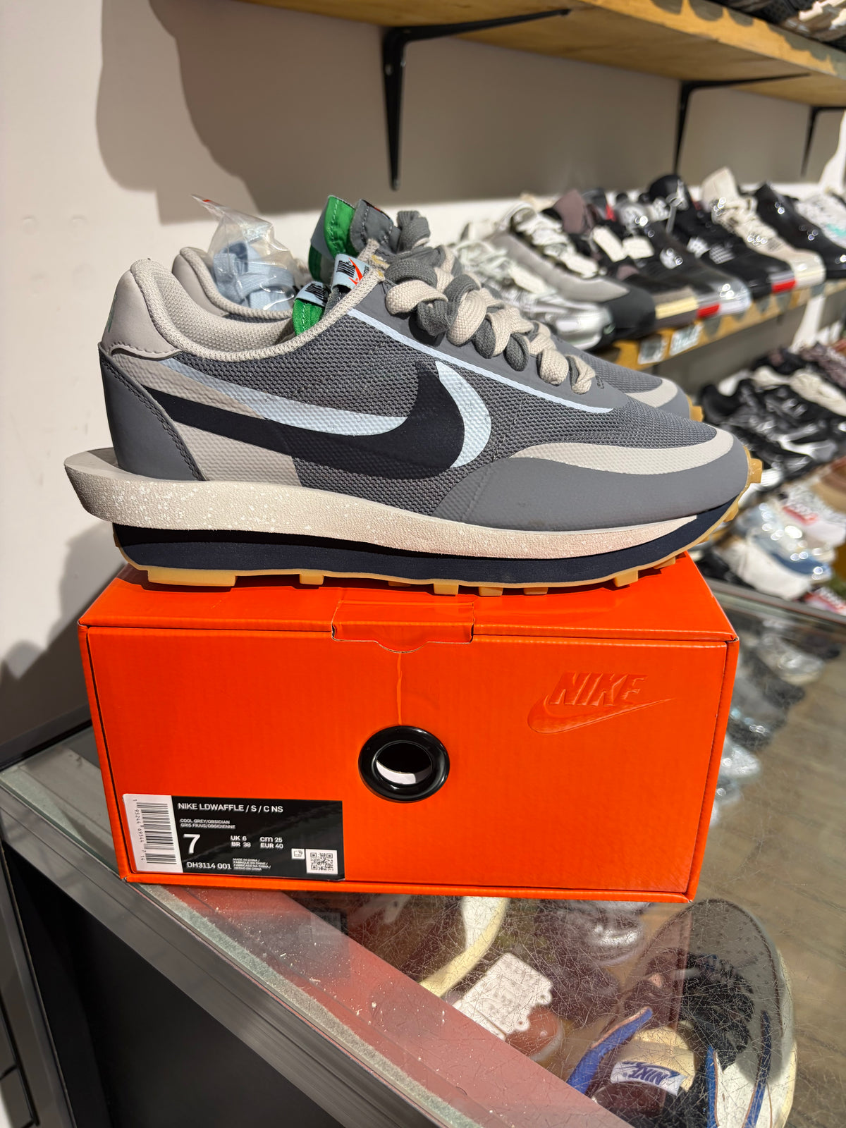 Nike Sacai Clot Grey UK 6 #362