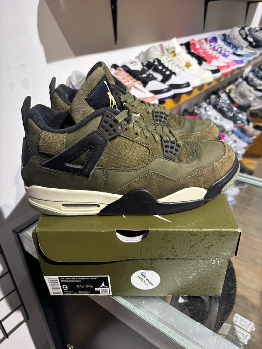 Air Jordan 4 SE Craft Olive UK 8