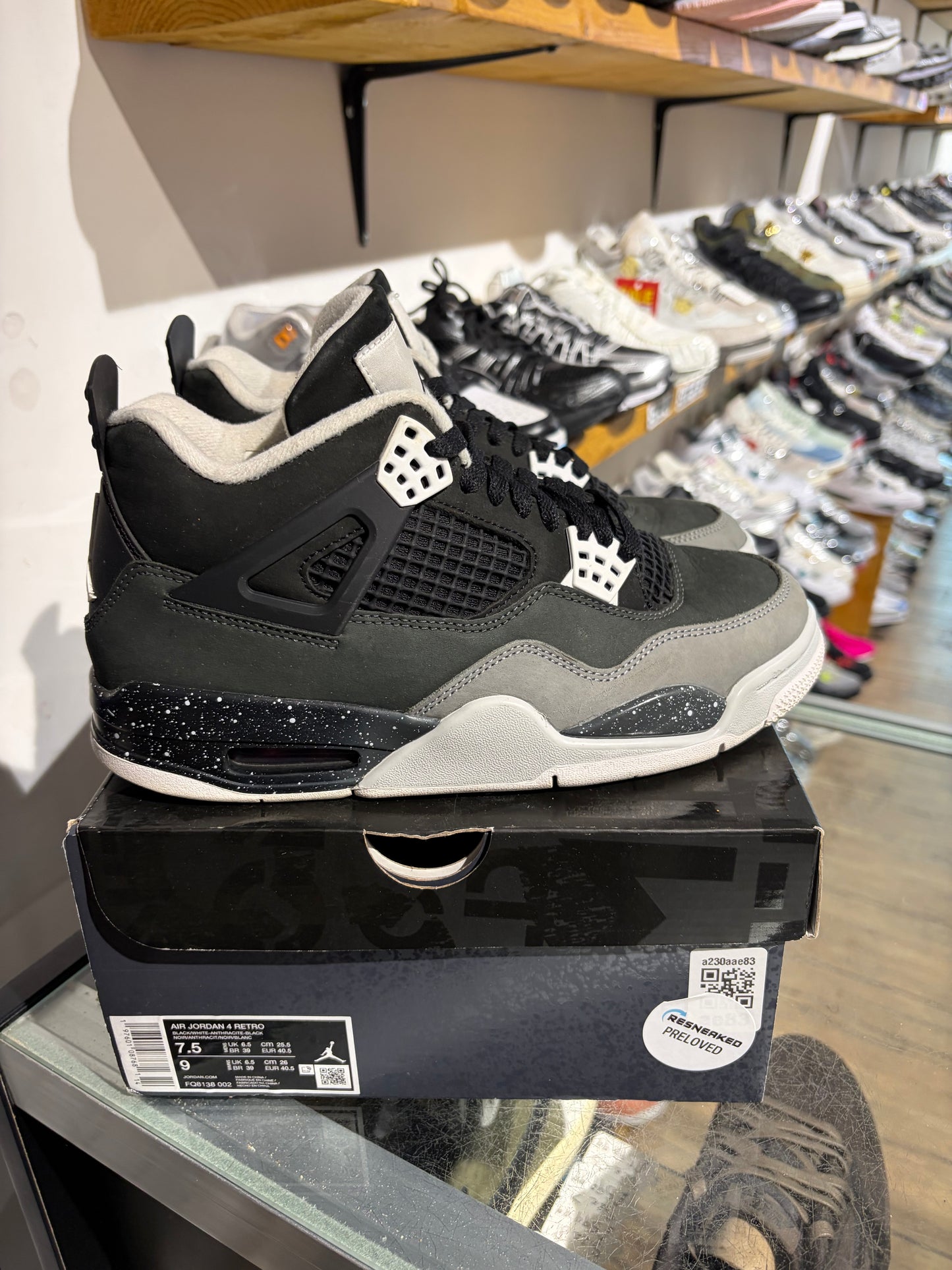 Jordan 4 Fear UK 6.5