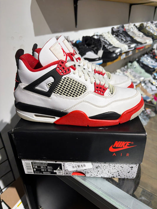 Jordan 4 Fire Red UK 6.5