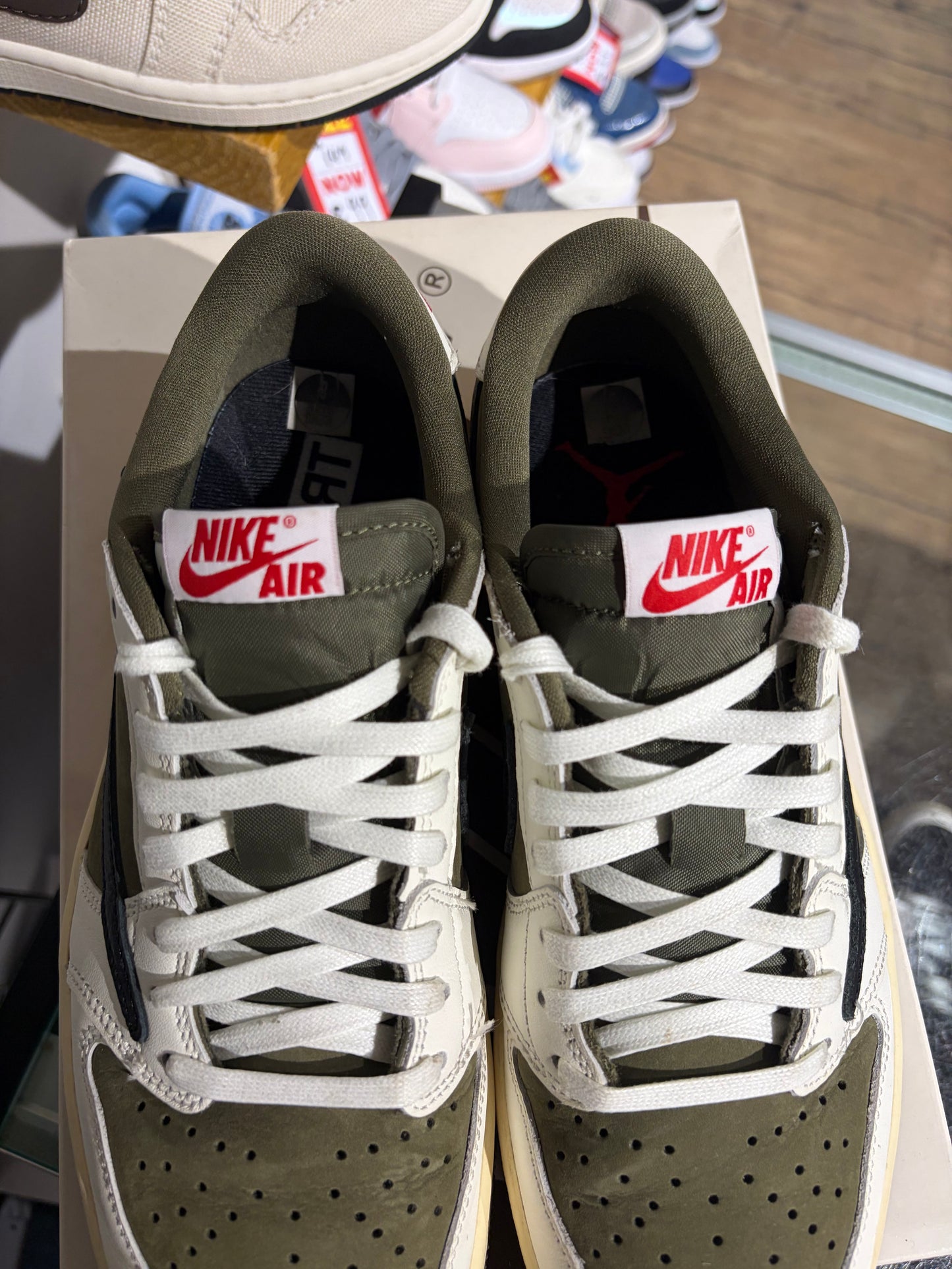 Air Jordan 1 Low Travis Scott Medium Olive UK 7