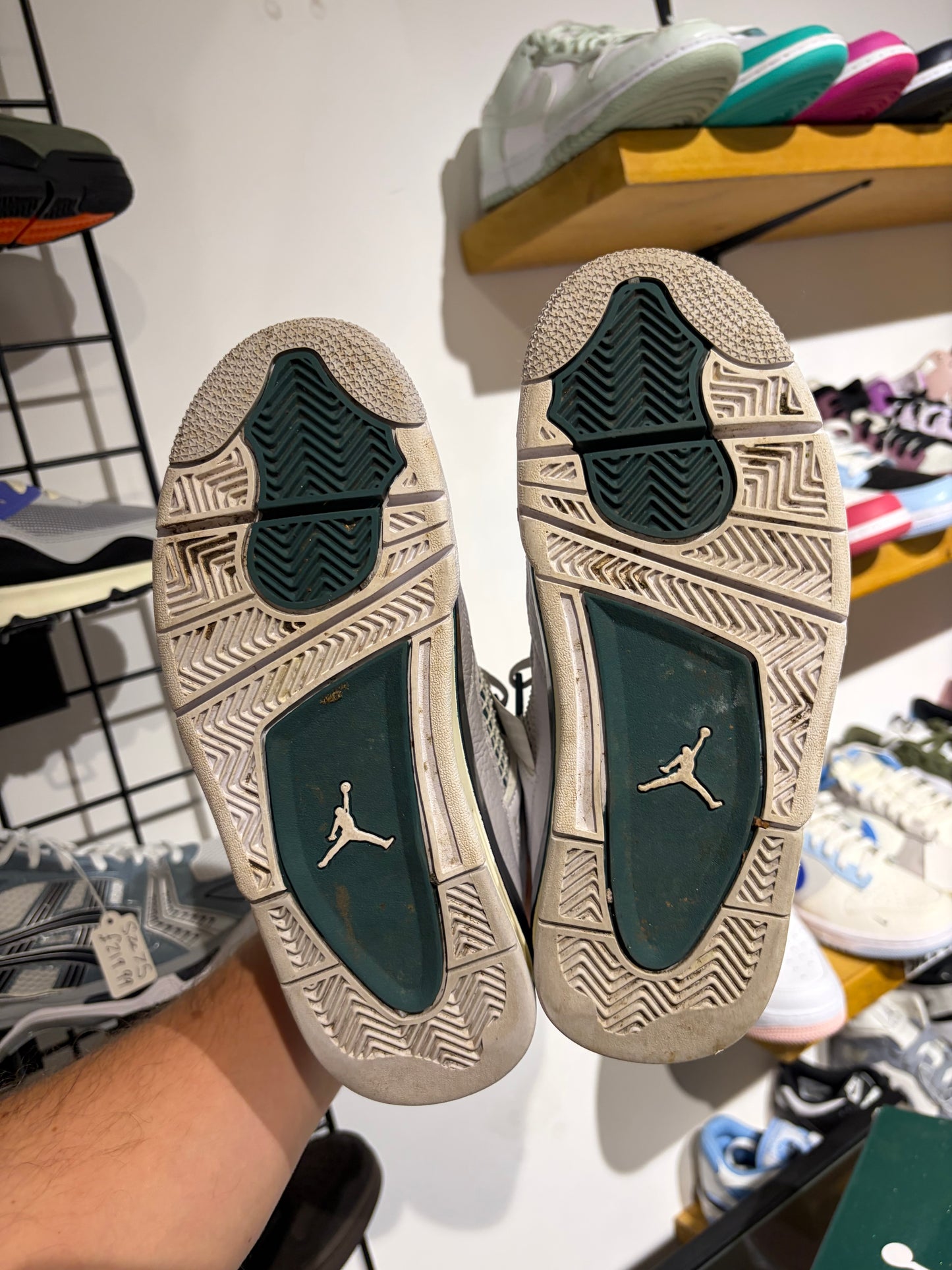 Jordan 4 Oxidised Green (GS) UK 4.5