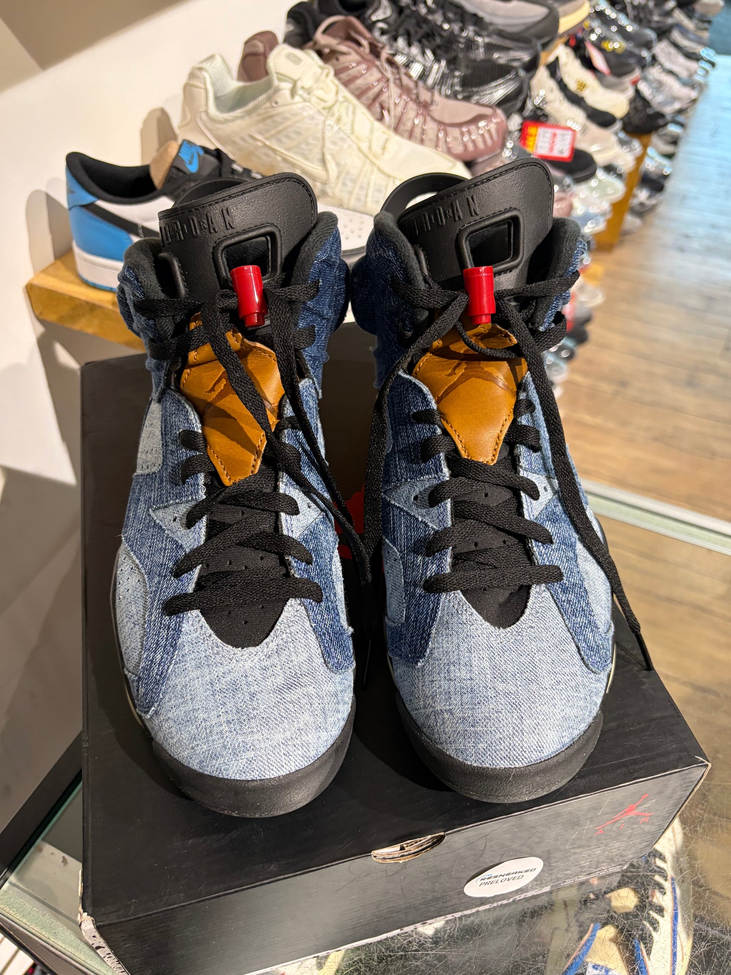 Jordan 6 Washed Denim UK 8