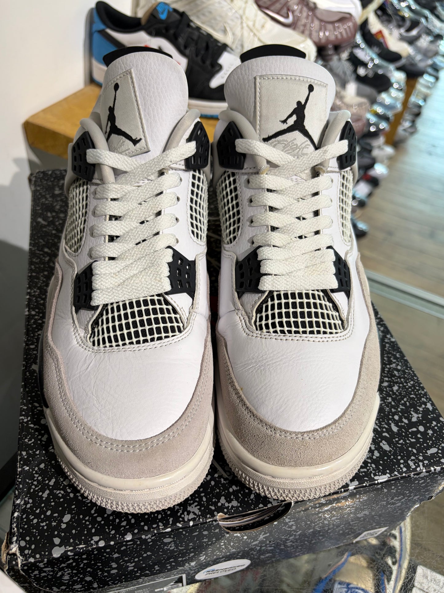 Jordan 4 Military Black UK 8.5 #142