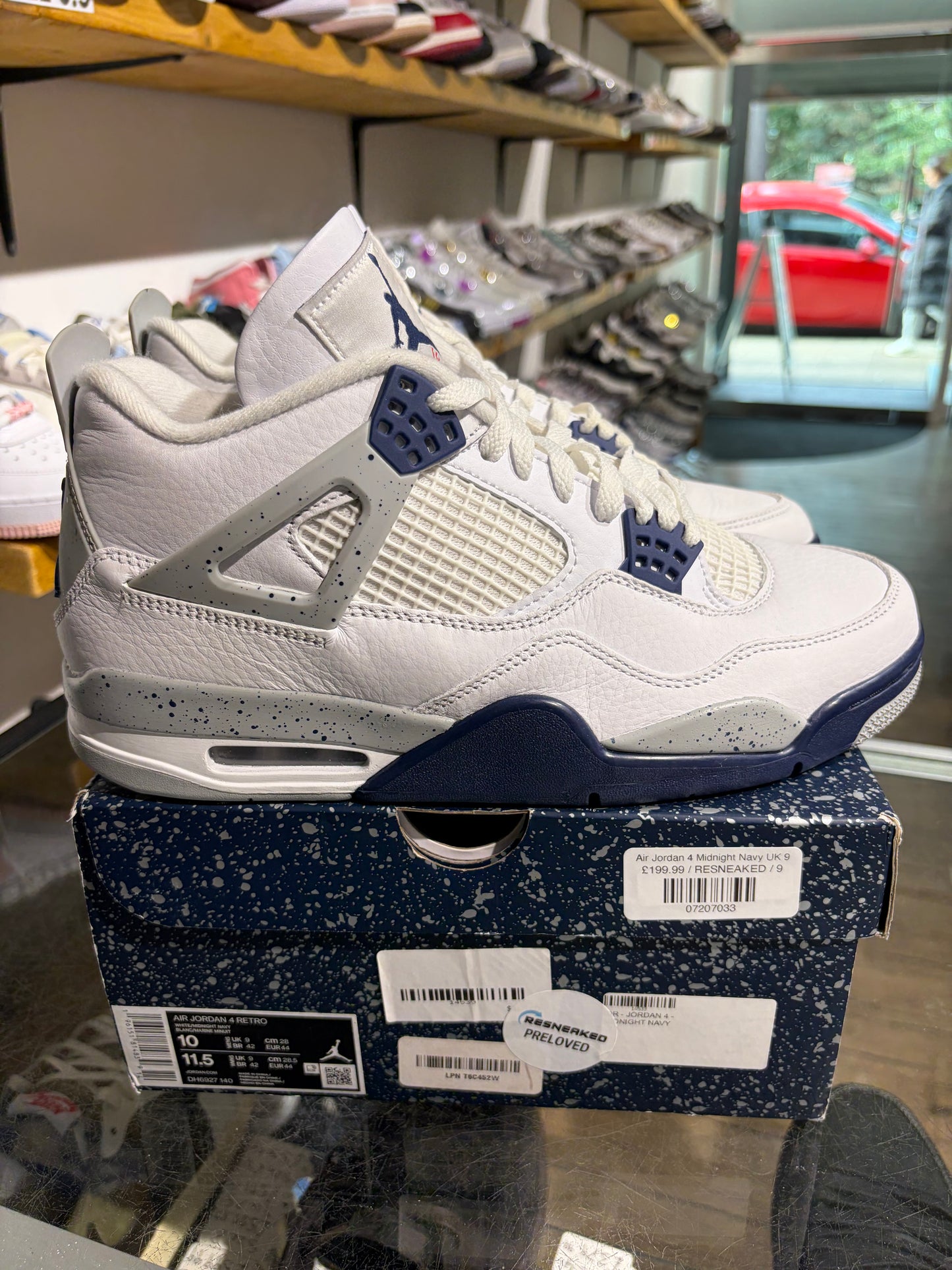 Air Jordan 4 Midnight Navy UK 9