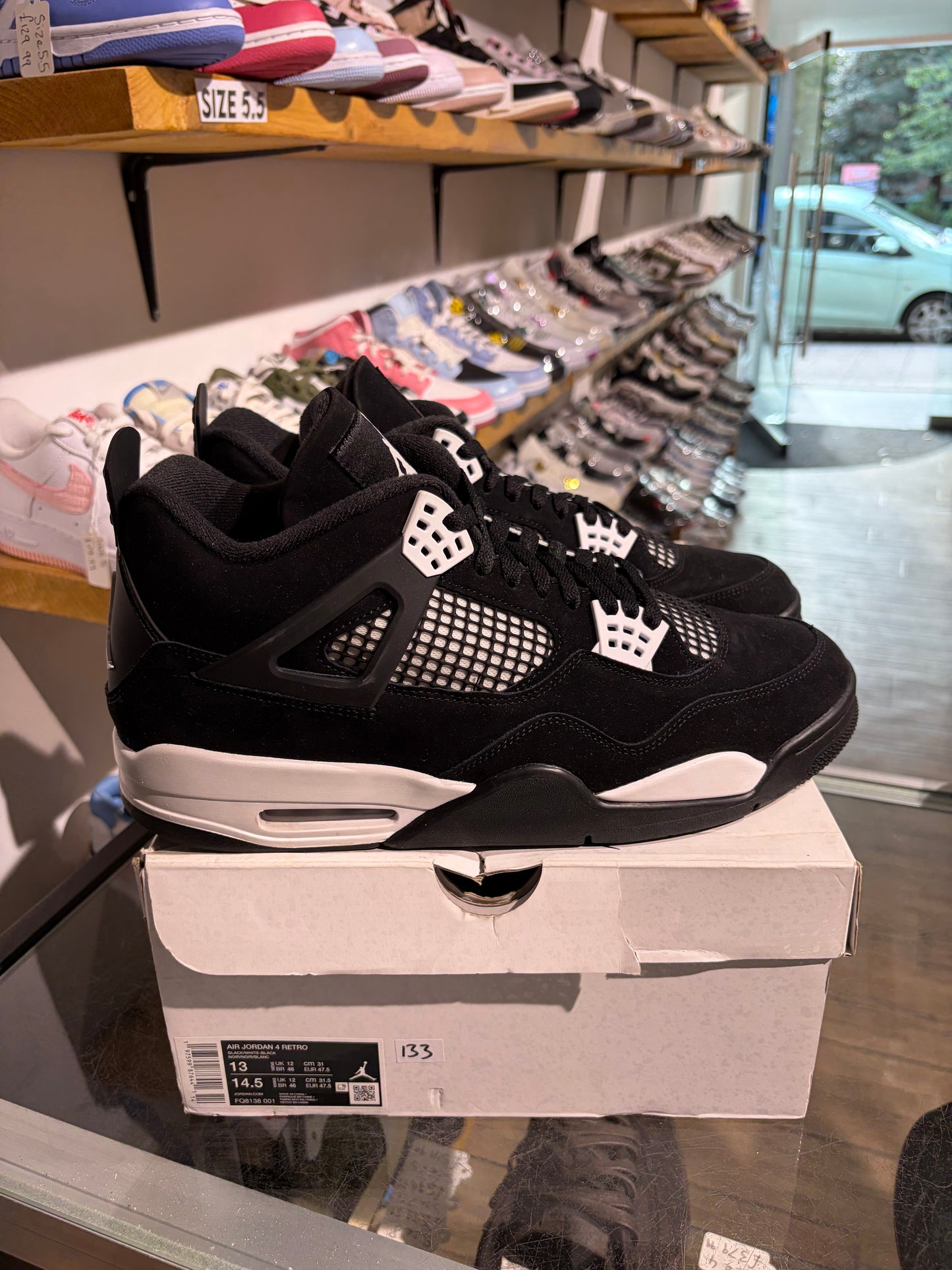 Air Jordan 4 White Thunder UK 12