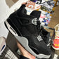 Air Jordan 4 Black Canvas UK 7.5