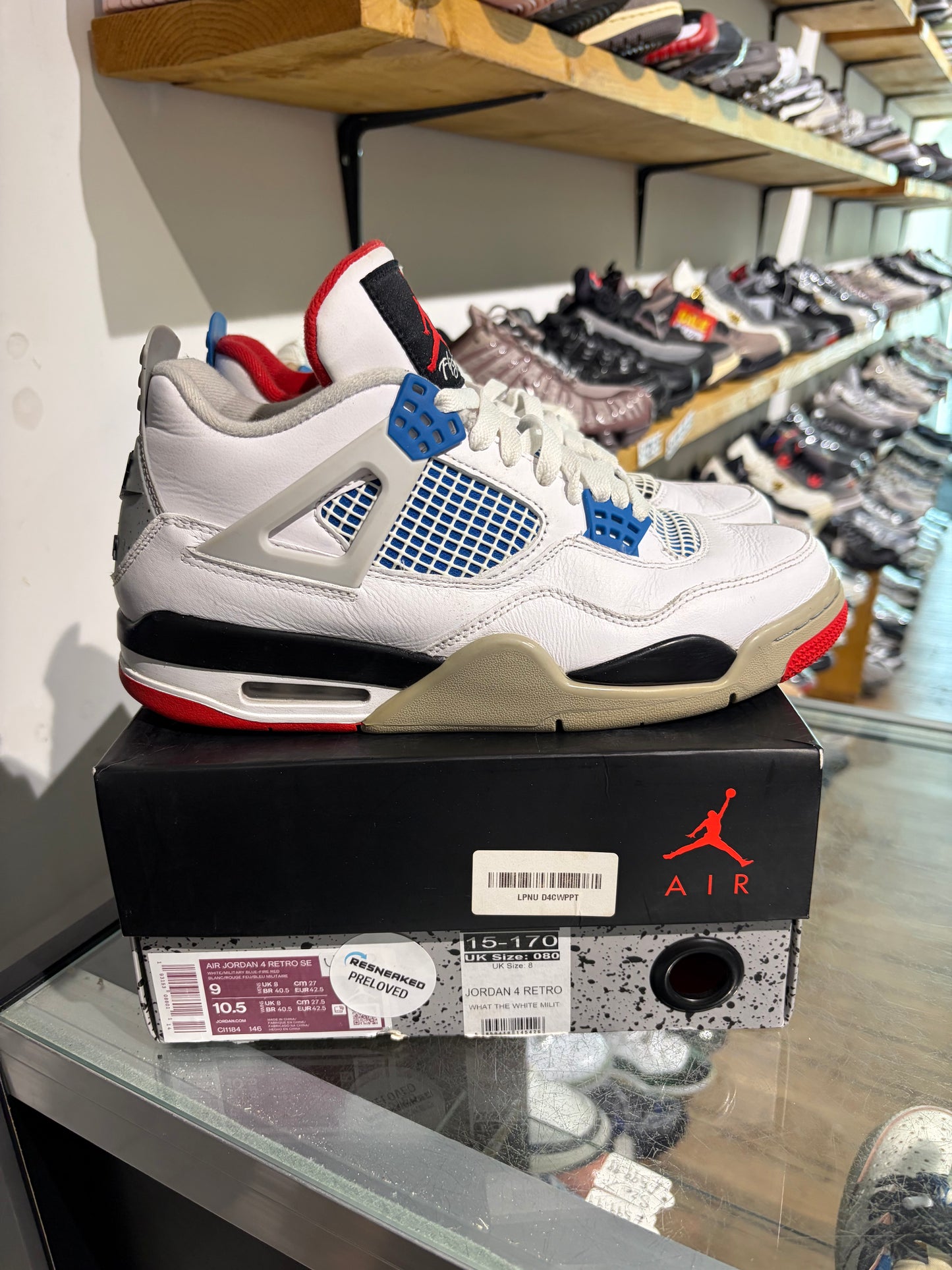 Jordan 4 'What The 4' UK 8 #15
