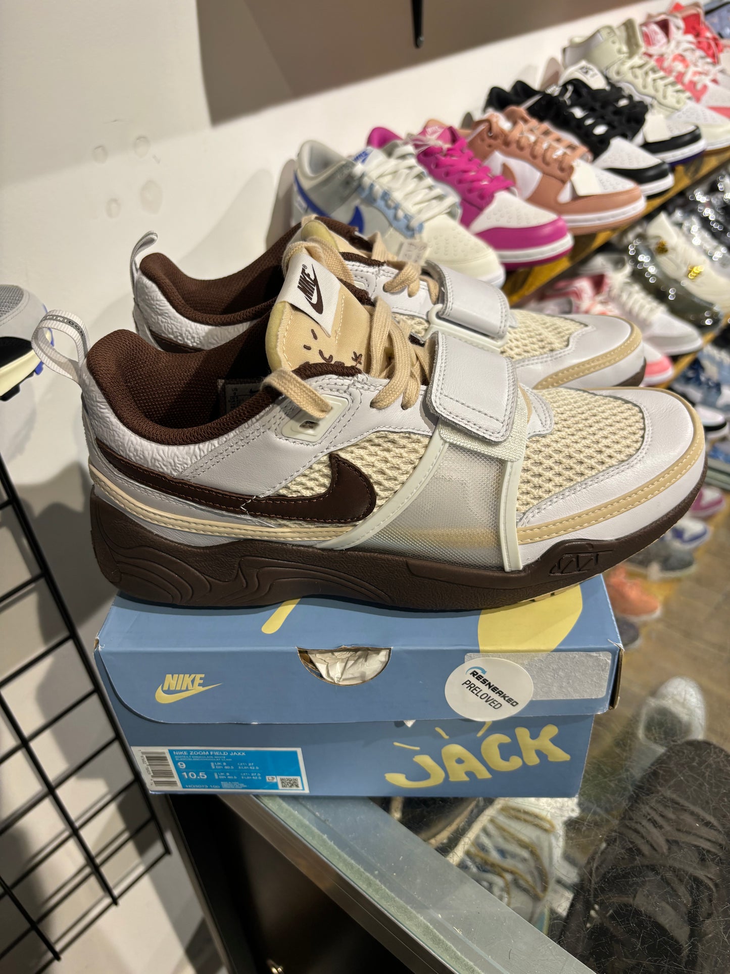 Nike Zoom Field Jaxx Travis Scott Light Chocolate UK 8