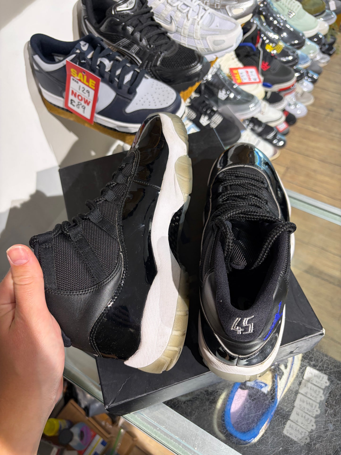 Jordan 11 Space Jam UK 7.5 #160