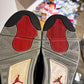 Air Jordan 4 Black Canvas UK 8.5