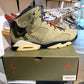 Air Jordan 6 x Travis Scott Medium Olive UK 12
