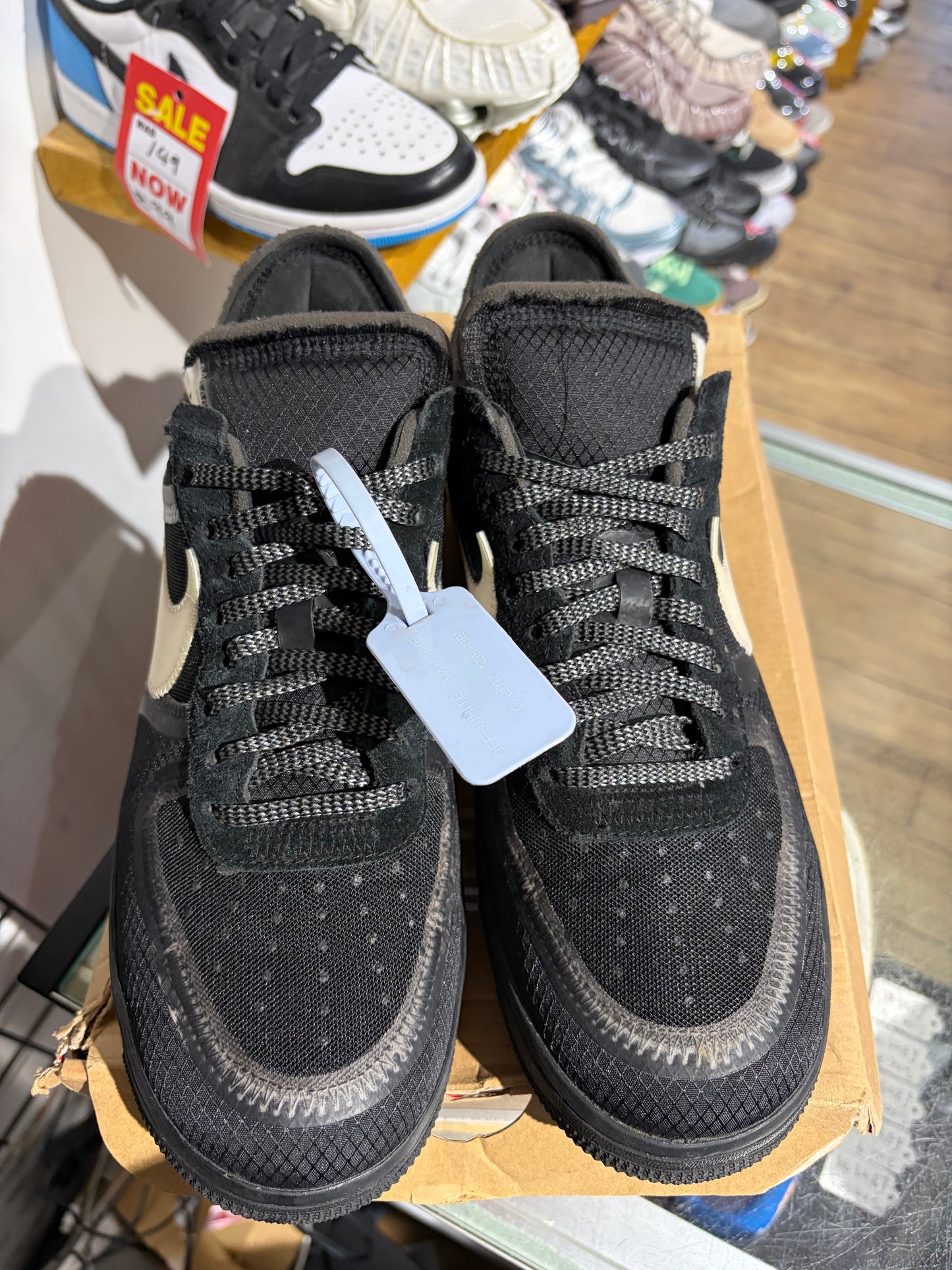 Nike AF1 x OW Black UK 9 #53