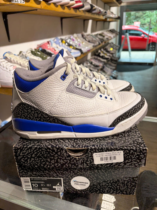 Air Jordan 3 Racer Blue UK 9