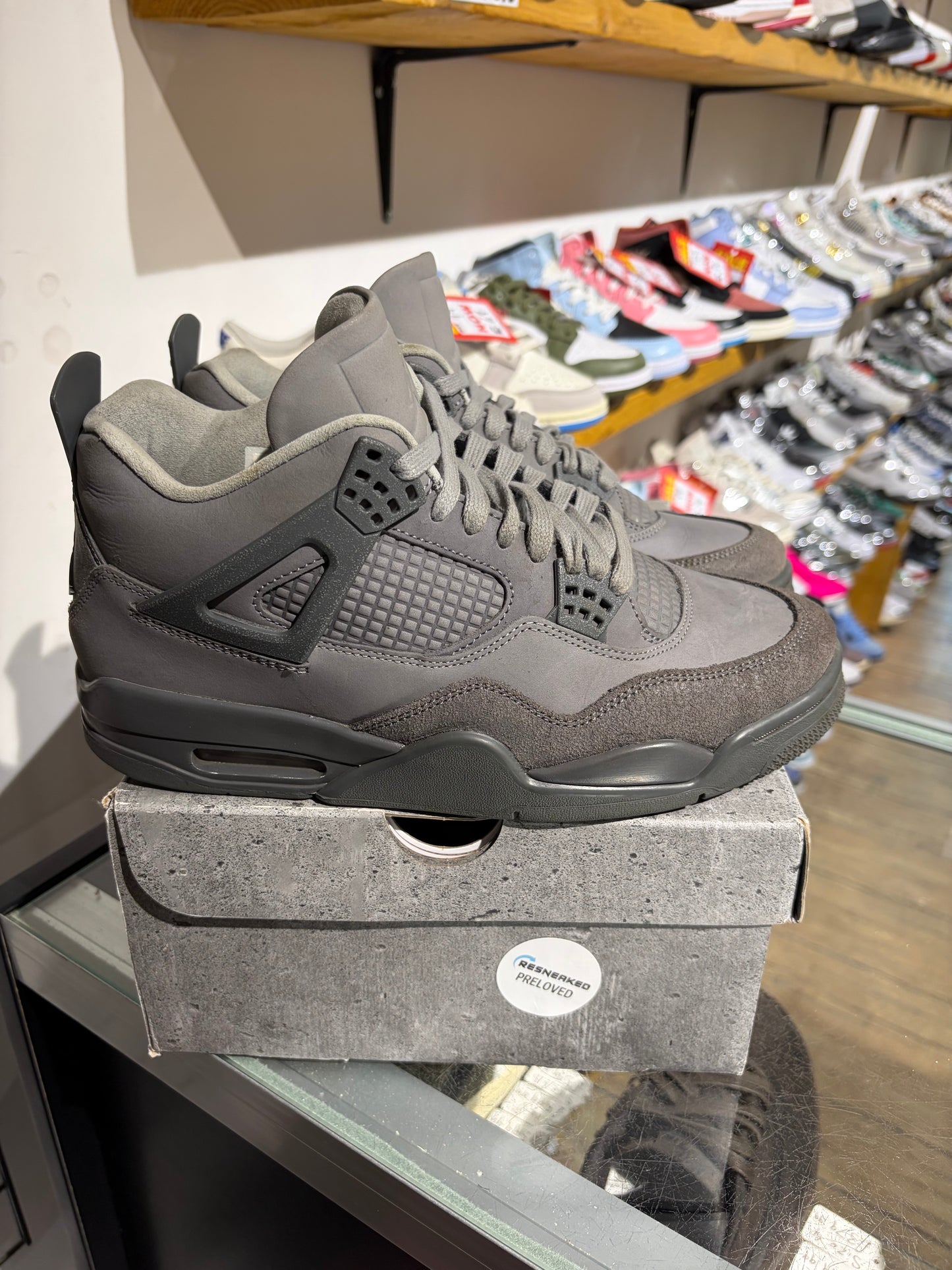 Air Jordan 4 Wet Cement UK 7.5