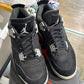 Jordan 4 Black Canvas UK 7