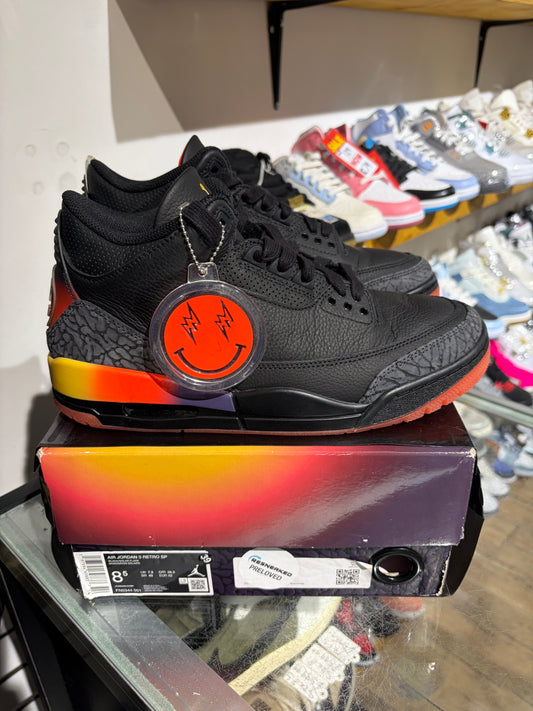 Air Jordan 3 x J Balvin Rio UK 7.5