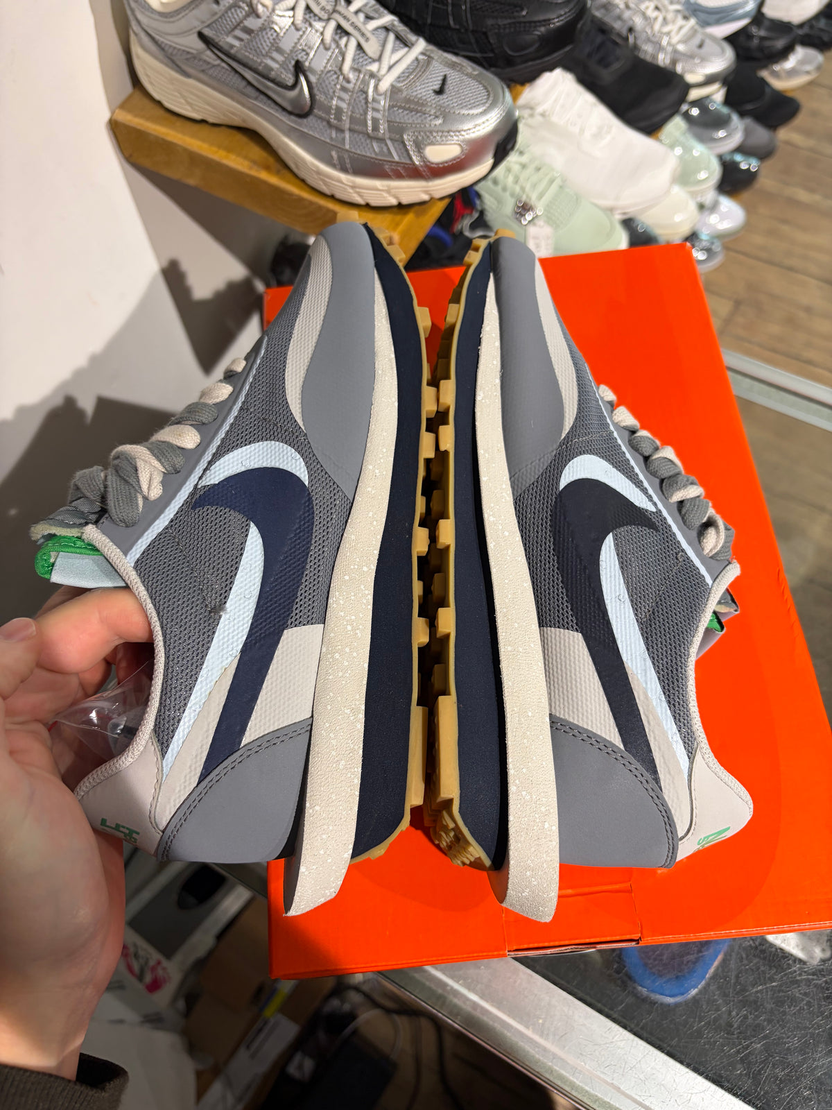 Nike Sacai Clot Grey UK 6 #362