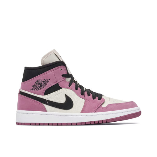 Air Jordan 1 Mid Berry Pink Mulberry (W)