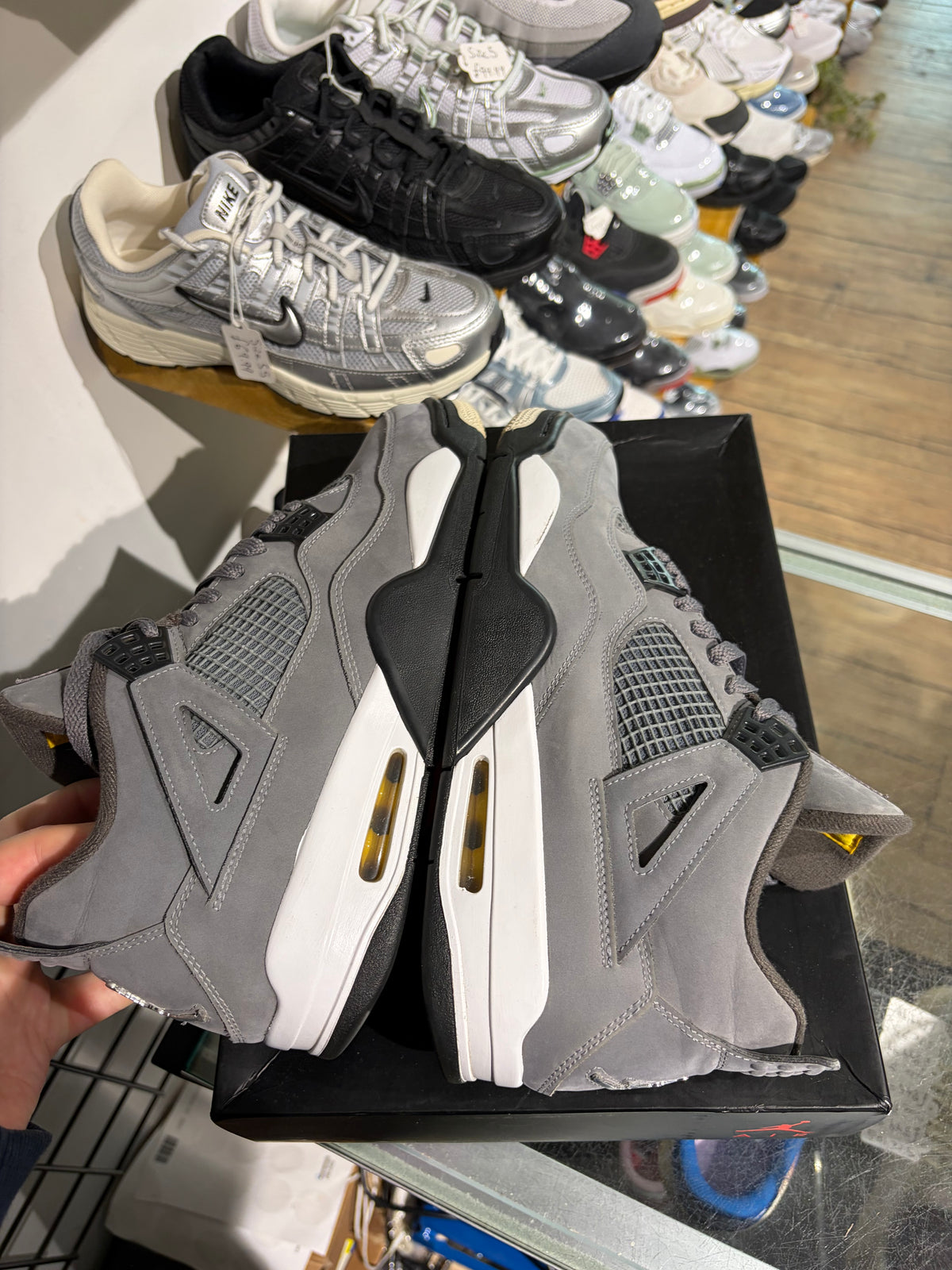 Jordan 4 Cool Grey UK 10 #390