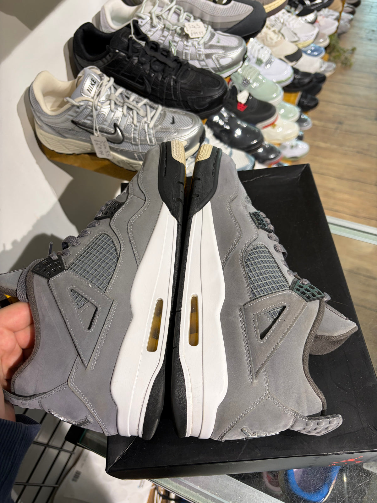 Jordan 4 Cool Grey UK 10 #390