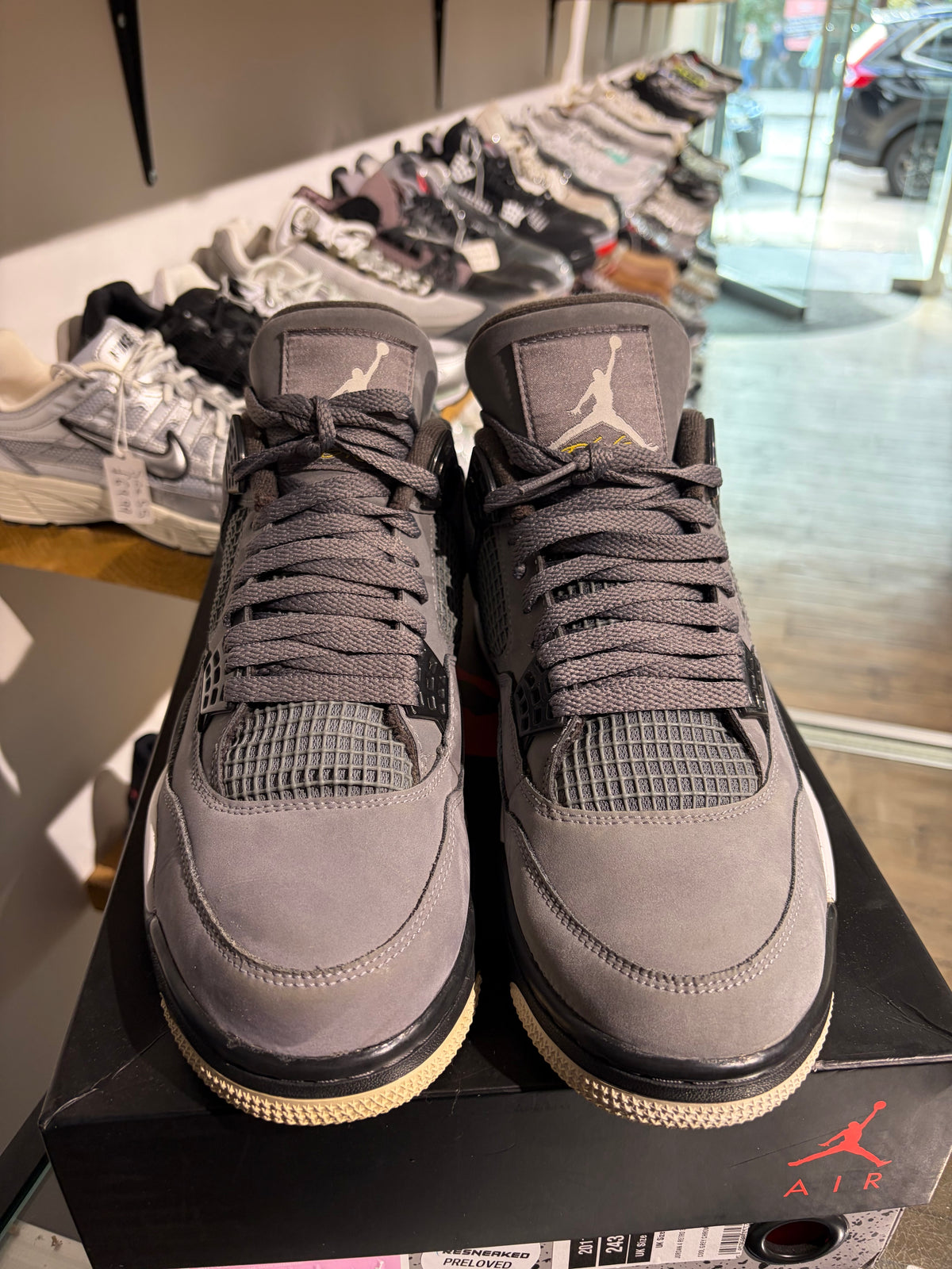 Jordan 4 Cool Grey UK 10 #390