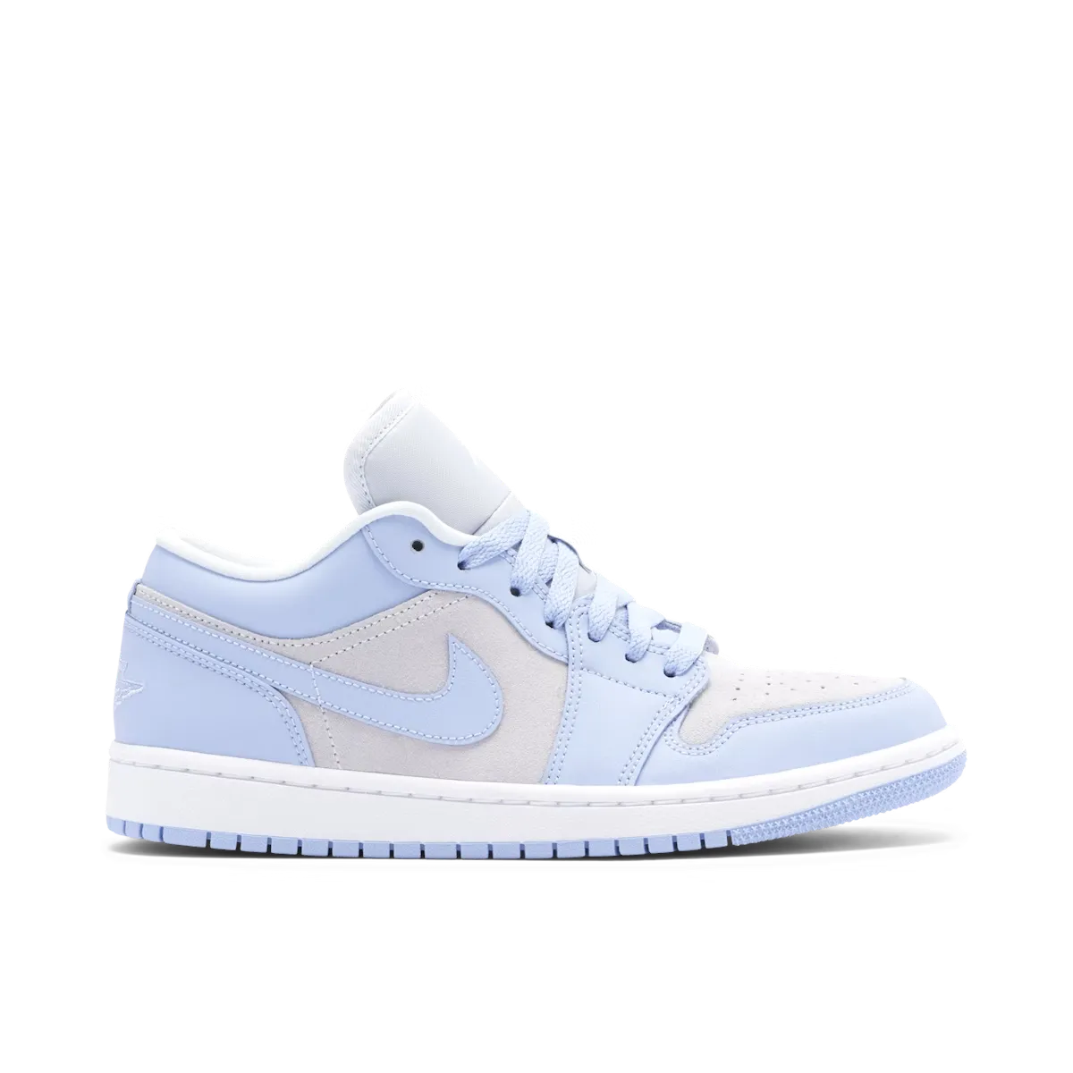 AIR JORDAN 1 LOW FOOTBALL GREY ALUMINIUM (W)