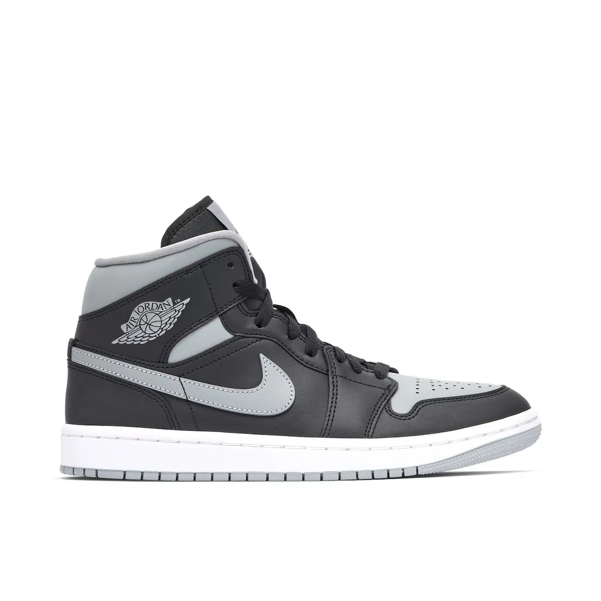 AIR JORDAN 1 MID SHADOW BLACK GREY (W)