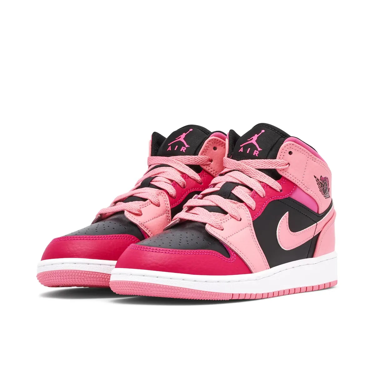 AIR JORDAN 1 MID CORAL CHALK (GS)