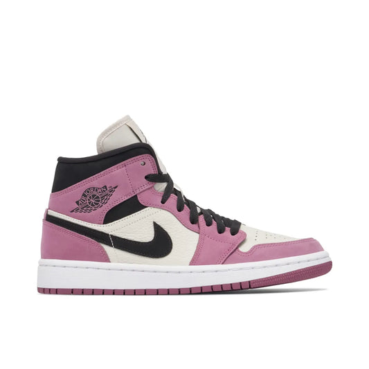 AIR JORDAN 1 MID SE LIGHT MULBERRY BERRY PINK (W)